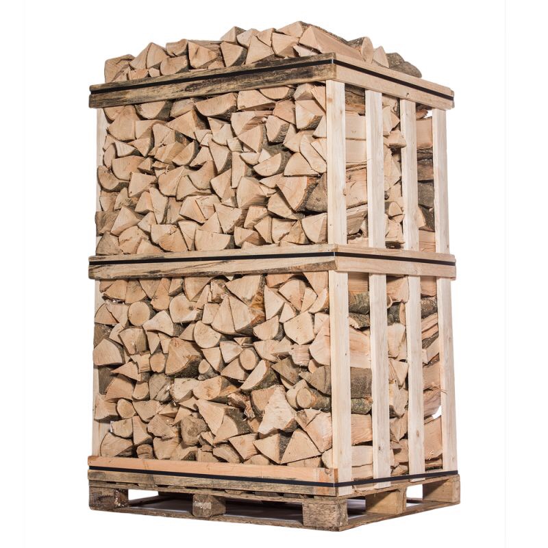 Buches de bois densifié, de nuit, en 1/2 palette: avantages et